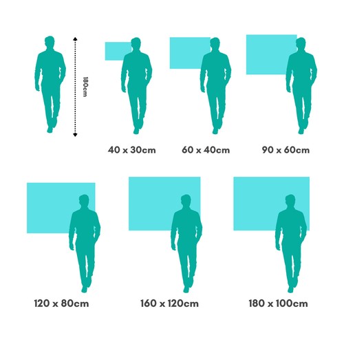 Leinwand Frau Geld rote Lippen Rauch Bilder Wandbilder - Hochwertiger Kunstdruck - Bild 8 von 10