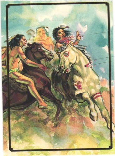 1995 Bon Air Native Americans #64 Storming Fort Ridgely! - Picture 1 of 2