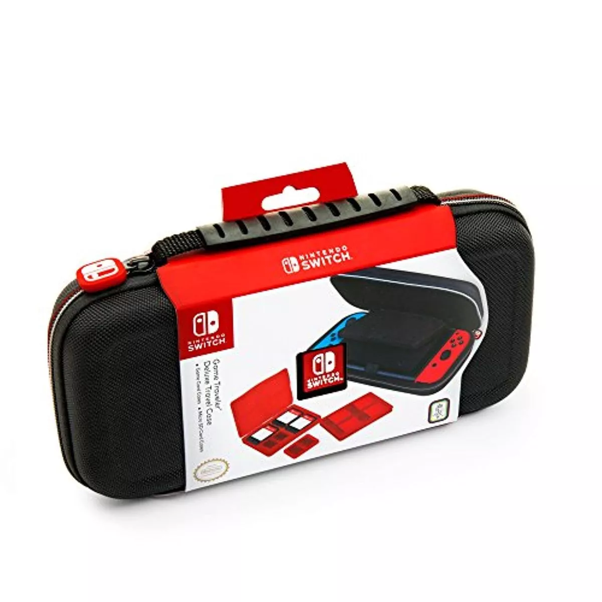 Nintendo Black Switch Deluxe Travel Case Ballistic Nylon For