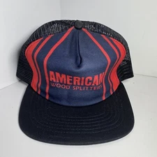 AMERICAN WOOD SPLITTERS New Era Trucker Hat Snapback Cap Foam Tool Work Garage
