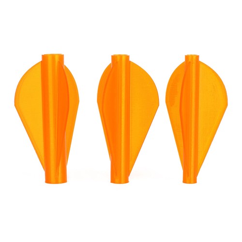 1,75" Bogenschießen Pfeil Flügel einteilig Befiederungen verbundener Schaft Zum Selbermachen Bogenschießen Zielscheibe - Bild 17 von 26