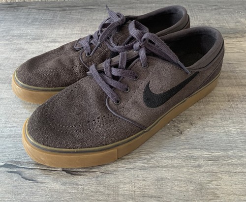 Nike Unisex Kids SB Stefan Janoski Skate Shoes Gray 525104-017 Lace Up 7Y, Used