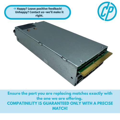 HP Power Supply 750W 643955-101 DPS-750AB-3 A for ProLiant DL/ML/SL Gen - Picture 3 of 4