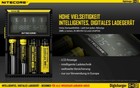 Nitecore Digicharger D4 EU - Inteligentes Ladegerät für Li-Ion, LiFePo4, Ni-MH