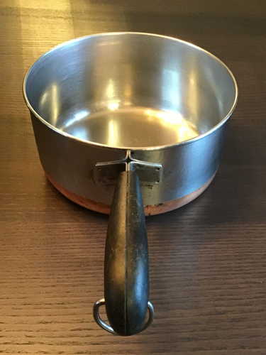 Revere Ware Doppelring vor 1968 2 Quart Soßentopf mit Deckel Cooper sitzt nicht flach - Bild 6 von 7