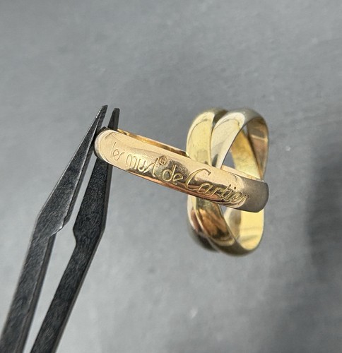 Bague Cartier Trinity 18K/750 taille 54 - Photo 3/6