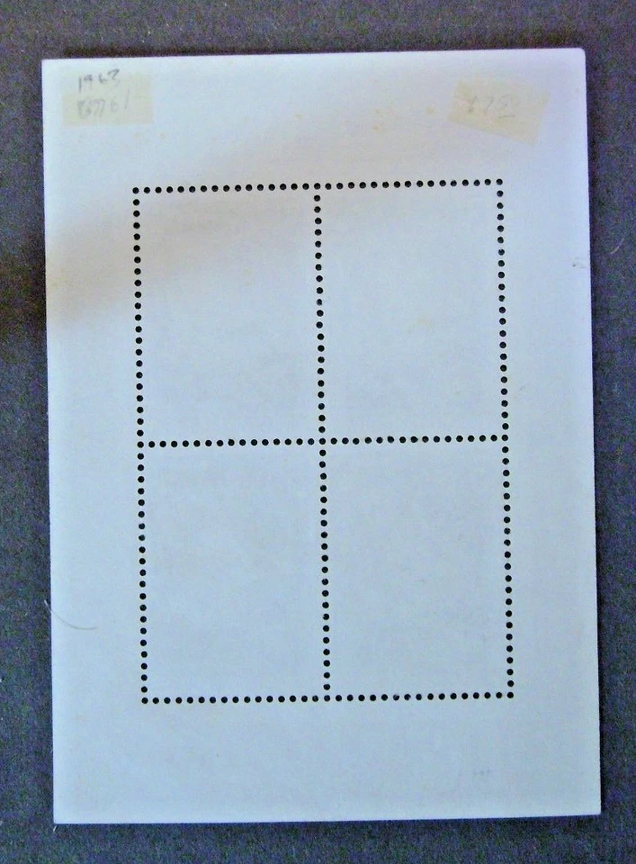 1963   BELGIUM   B732, 732, 733A  MNH - Michel 1301-1302,Bl.28.  -  Peace Bell - Image 3 of 3