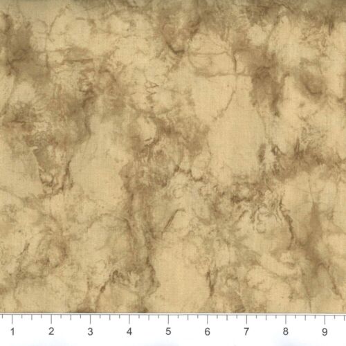 Camel Marble Stone 100% Cotton Fabric by the 1/4 yard - Afbeelding 1 van 1