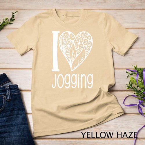 Camiseta unisex I Love Jogging Heart para mujeres que aman correr - Imagen 16 de 16