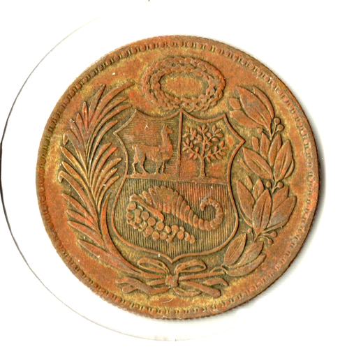 Moneda Perú 1 Sol 1955 KM222 - Imagen 4 de 4