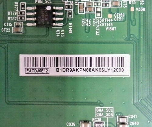Used TCL 50S421 TV T-Con Board | EACDJ6E12 | Television Replacement Control Bd - Picture 2 of 4