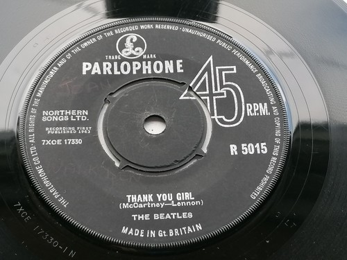 THE BEATLES 1963 UK 45 FROM ME TO YOU THANK YOU GIRL PARLOPHONE R 5015 - Picture 5 of 6