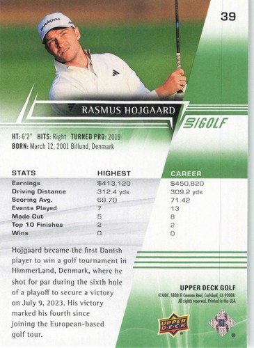 2024 Upper Deck Golf - Base and Inserts - You Choose the Card! - Picture 76 of 220