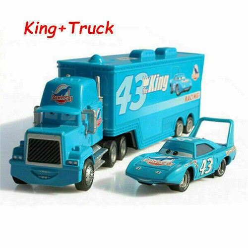 New Disney Pixar Cars Lightning McQueen Mack Truck & Cars Diecast Toy Model Gift - Picture 5 of 39