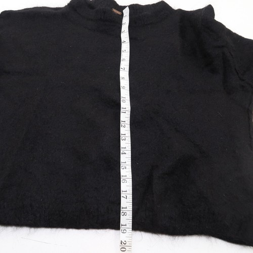 Pullover Angelic Free People para mujer talla pequeña negro mezcla de alpaca globo - Imagen 6 de 6