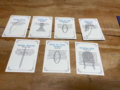 Vintage 1993 TSR Dragon Strike Board Game Replacement Pieces - 39 Treasure Cards - Picture 6 of 7