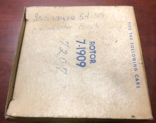 54 55 STUDEBAKER ROTOR 8 CYLINDER COMMANDER DELCO REMY NOS VARCON - Picture 2 of 6