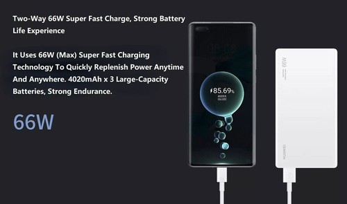 Huawei 66W SuperCharge Power Bank Super Charger For Mate 40 50 60 X3 X5 Pura 70 - Picture 7 of 17