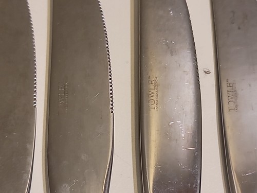 30 Pcs Towle CALYPSO Stainless Wavy Glossy Silverware Flatware - Picture 5 of 19