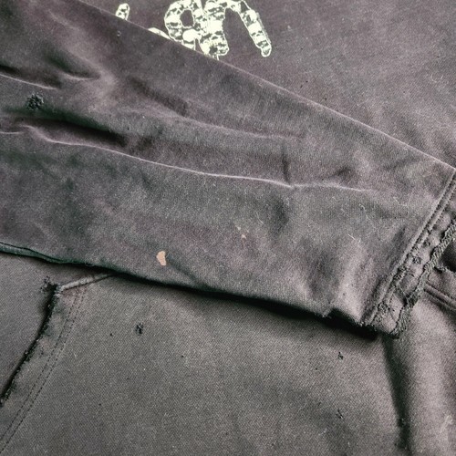 Vintage Korn Giant Tag XL Distressed Hoodie Thrashed . Original - Late 1990s - Picture 9 of 16