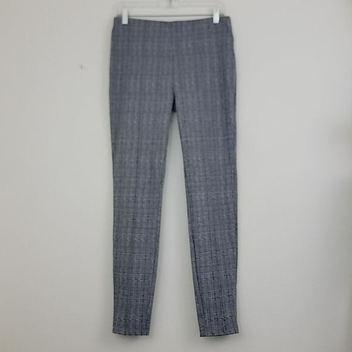 Tahari Black, White & Blue Plaid Slim Pants M/L - Picture 16 of 24