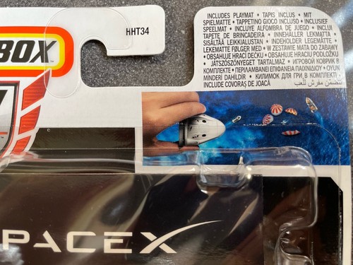 Sky Busters Space X Dragon Matchbox razzo giocattolo spaziale con tappetino da gioco 2024 - Foto 3 di 16