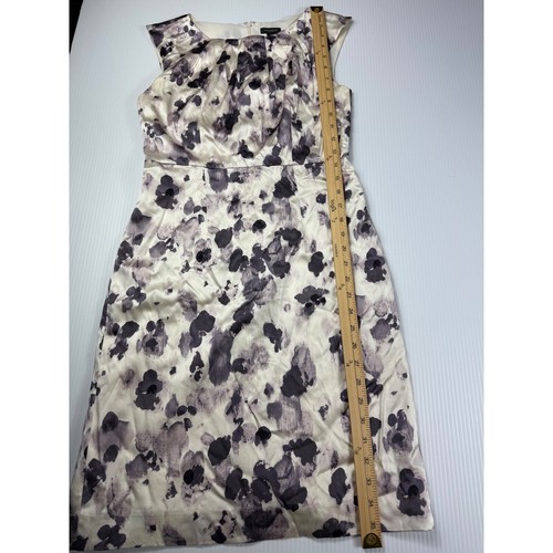Ann Taylor Floral Print Sleeveless Dress Party Cocktail Career Size 2 - Picture 5 of 8