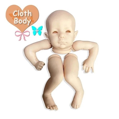 20" Reborn Doll Kit ELF-FEE Unfinished Unpainted Fair Elf Doll Parts - Picture 6 of 6