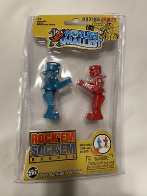 world's smallest rock em sock em robots