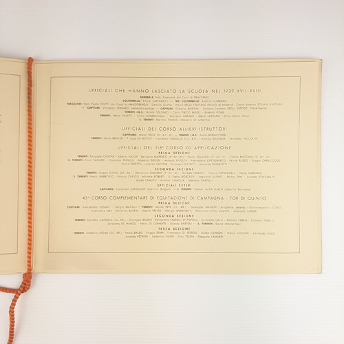Calendario Regia Scuola Militare di equitazione applicazione di cavalleria . - Picture 3 of 4