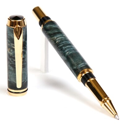 Baron Rollerball Pen - Blue Box Elder