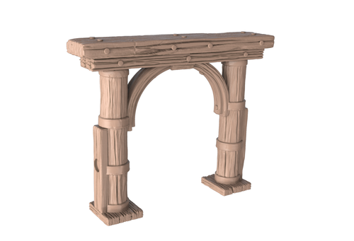 Wooden Terrain Legion Terrain Scenery Tabletop Miniatures 28mm - Picture 30 of 47