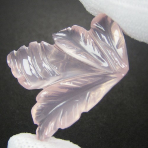 22.48Cts Excellent Natural Rose Quartz Flower Carving Collection Gem Ref VIDEO - Picture 2 of 5
