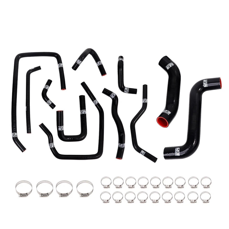 Silicone Radiator Hose Kit Fits For Subaru Impreza WRX/STI/GDA/GDB EJ207 02-06 - Image 3 of 4