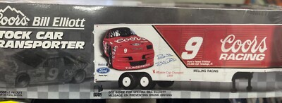 AMT 6019 Coors Bill Elliott Race Car Transporter TRAILER 1/25 McM KIT ...