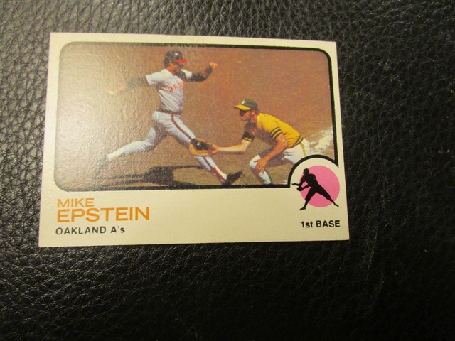 1973 TOPPS CARD#38 MIKE EPSTEIN As NMMT+