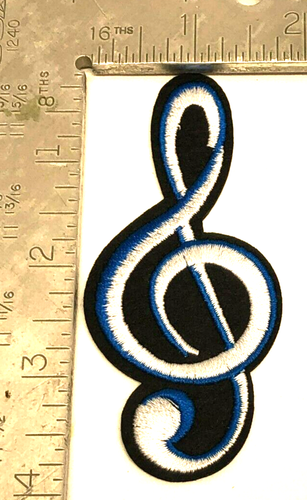 Aufnäher Nähen & Bügeln Kleidung Jacken Mantel Musik Noten Schallplatte ROCK Band Sound A640 - Bild 3 von 3