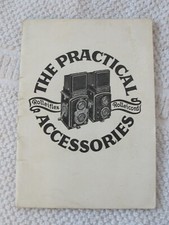 Original Genuine Rolleiflex Rolleicord Practical Accessories Booklet 1950s