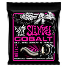 Ernie Ball Cobalt Super Slinky Electric Guitar Strings 9-42 P02723