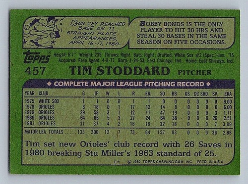 1982 Topps Baseball Cards 400-600 EX-Nm cond complete your set - Picture 74 of 260