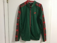 VINTAGE Nike Jacket Mens L Large Green Full Zip Track NWT
