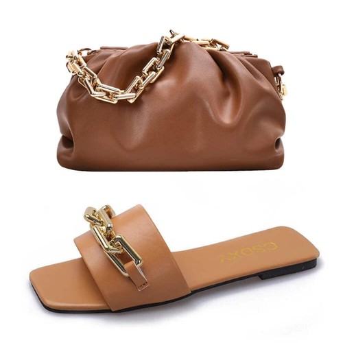 women's flat shoes and handbag set - Picture 14 of 47