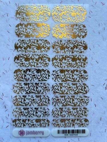 FULL SHEET New Jamberry Nail Wraps CLEAR Metallic HOLO Tint Holiday New Years - Picture 24 of 45
