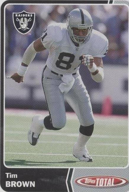 2003 Topps Total Tim Brown #215 - 1 of 2