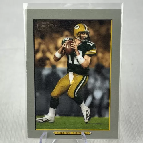 2005 Topps Turkey Red #221 Aaron Rodgers Rookie RC Card Packers