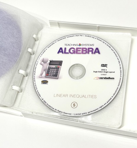 STANDARD DEVIANTS TEACHING SYSTEMS by CEREBELLUM Algebra & Pre Algebra SUPERPACK - 第 14/17 張圖片