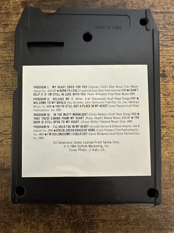 Dean Martin - Heart -Touching Treasury 1984 -8 Track Tape Nice Condition - Image 4 of 4