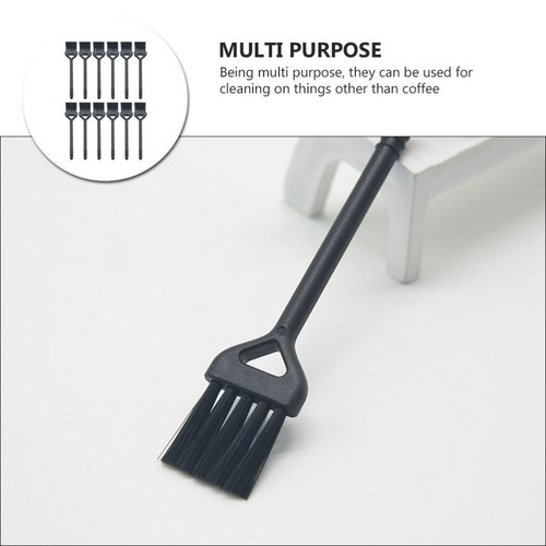 Cepillo para detalles de automóviles afeitadora plumero limpiador barista cepillo mango plástico cepillos - Imagen 3 de 12