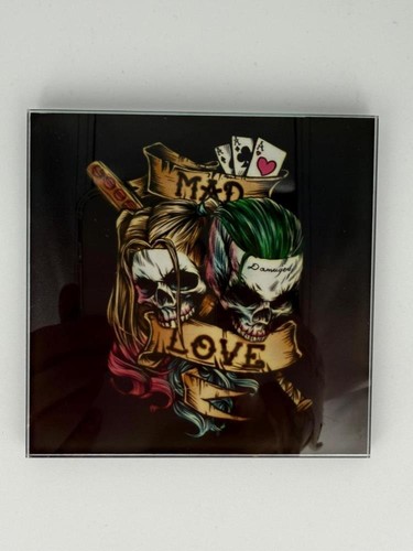 Mad Love Untersetzer Glas - Hitzebeständig & Dekorativ Kostenloser Versand UK