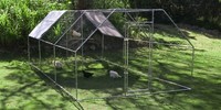 Walnest 20ft x 10ft x 6.5ft Large Metal Walk-in Chicken Coop Run Cage Hen House 12